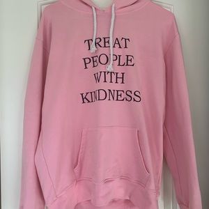 Pink “treat people with kindness” hoodie!